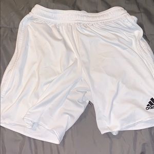 White adidas climacool Soccer shorts